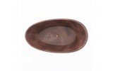 Spoon 2 Egg Shaped Bronze Solid Surface Bathtub